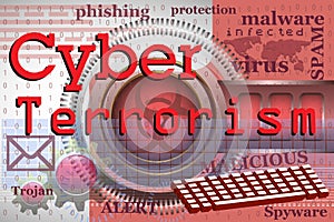Cyber terrorism photo
