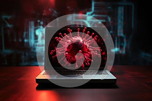 Cyber Threat: Malware Assaults Computer.