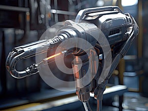 Cyberarm with grappling hook