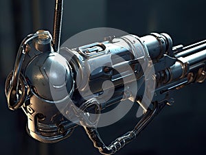 Cyberarm with grappling hook