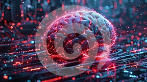 Cybernetic brain with neural networks - generative ai