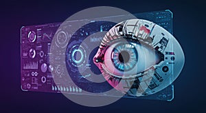 Cybernetic Eye & Data Visualization