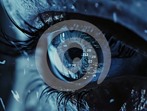 Cybernetic Eye Vision Concept photo