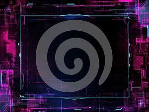 Cybernetic Frame with Holographic Interface Elements