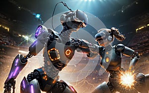 Cybernetic Odyssey The Fusion of Robots and Virtual Reality in Gaming\'s Futuristic Frontier