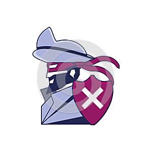 Cybernetic pirate with shield