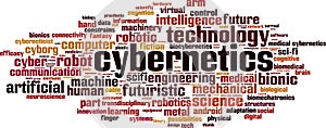 Cybernetics word cloud