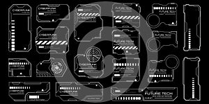 Cyberpunk Future Tech UI Elements Collection