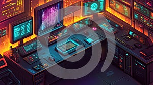 Cyberpunk Workstation