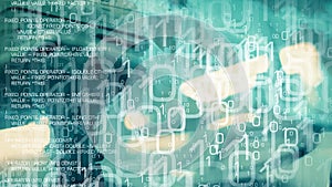 Cybersecurity computers network, computer hackers hacking security system