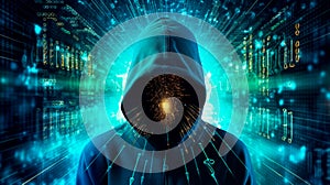 cybersecurity concept identity theft, Database hacks, internet cyber crime. hacker attack, Hacking, and stealing data. damage the