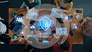 Comprehensive cybersecurity system with secure user login and access control. Fermion