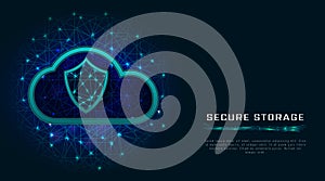 Cybersecurity and information or network protection concept. Future technology web services for business and internet design on ab