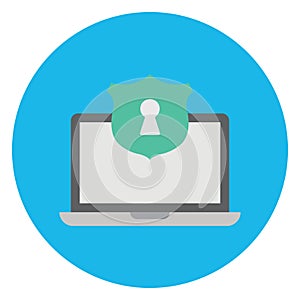 Cybersecurity, internet security Color Vector icon which can easily modify or edit
