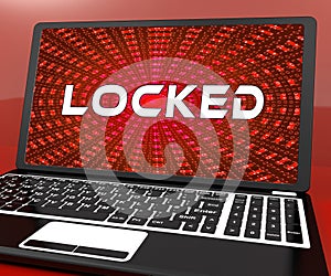 Cybersecurity Lock Digital Threat Security 3d Rendering