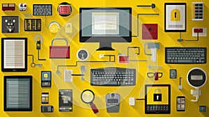 Cybersecurity Network: AI Generated