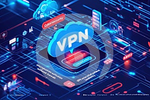 Cybersecurity Remote Access VPN with Encryption, Authentication & Cloud Software