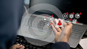 Cybersecurity Risk Warning on Digital Network