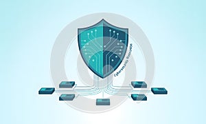 Cybersecurity Shield Protection