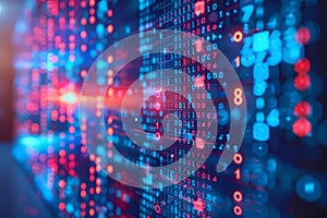 Cybersecurity technology background. Cyberspace futuristic and internet and networking