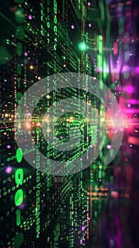 Cybersecurity technology background. Cyberspace futuristic and internet and networking