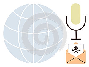 Cybersecurity Threats in Global Communication and Digital Data Sharing