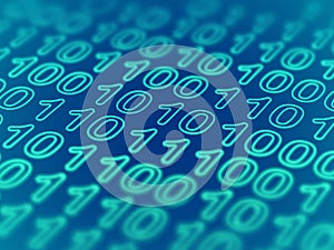 Cyberspace or big data concept. Data protection: secure information transfer.