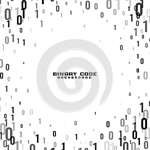 cyberspace binary code white background design