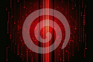 Cyberspace with digital falling lines binary hanging, abstract, backgrounds