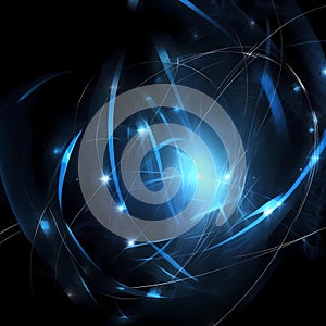 Cyberspace Energy: Beautiful abstract background with dynamic themes photo