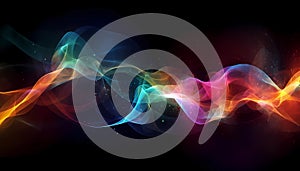 Cyberspace Energy: Beautiful abstract background with dynamic themes photo