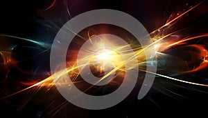Cyberspace Energy: Beautiful abstract background with dynamic themes photo