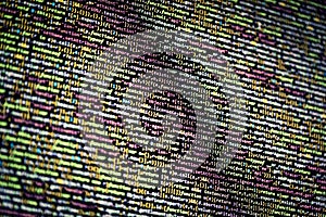 Cyberspace - open program source code concept