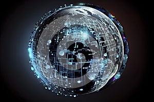 Cyberspace is a term used to describe the digital world or virtual space that exists in the computer networks