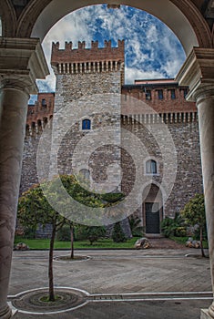 The Cybo Malaspina palace in Carrara photo