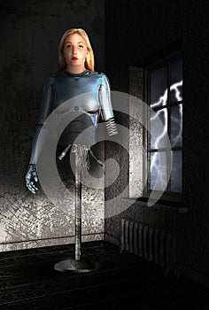 Cyborg Anroid Robot Machine Woman