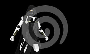 Cyborg assassin character