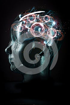 Cyborg Atomic Particle Brain