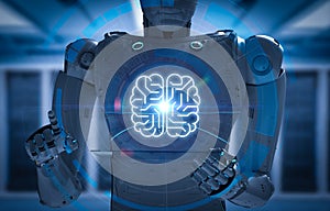 Cyborg with circuit brain