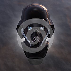 Cyborg head
