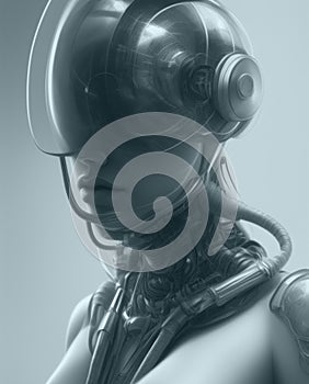 Cyborg Lady illustration