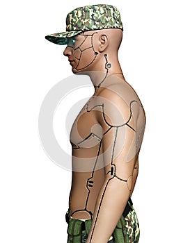 Cyborg soldier