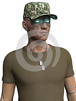 Cyborg soldier