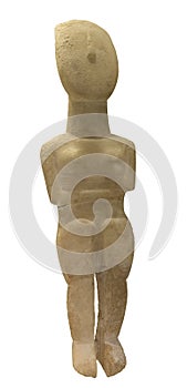 Cycladic art figurine sculpture