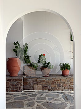 Cycladic interior