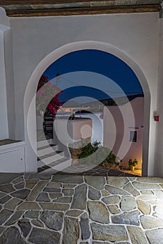 Cycladic style apartments, Greece photo