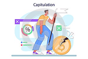 Cycle of investor emotions. Capitulation of male character throughout