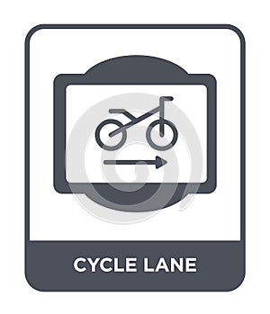 cycle lane icon in trendy design style. cycle lane icon isolated on white background. cycle lane vector icon simple and modern