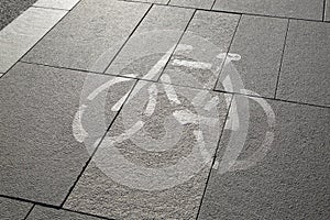 Cycle Lane Symbol; Copenhagen