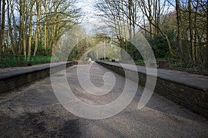 Cycle path monton to roe green photo